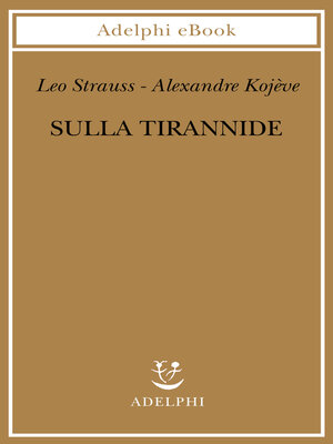 cover image of Sulla tirannide
